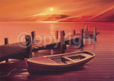 Peaceful Sunset Lámina por Leon Wells Peaceful Sunset Lámina por Leon Wells