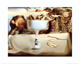 Aparición de un rostro y un frutero sobre la playa Lámina por Salvador Dalí Aparición de un rostro y un frutero sobre la playa Lámina por Salvador Dalí