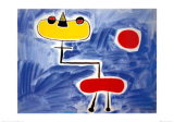 Figur Vor Roter Sonne Pósters por Joan Miró Figur Vor Roter Sonne Pósters por Joan Miró