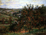 Apple Trees in Bloom at Vetheuil 1887 Láminas por Claude Monet Apple Trees in Bloom at Vetheuil 1887 Láminas por Claude Monet