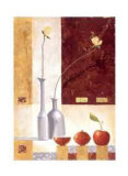 Golden Amber Poster by Renate Holzner