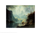 In The Mountains, 1867 Affiches par Albert Bierstadt