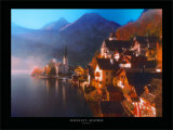 Halstatt, Austria Poster par John Lawrence