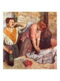Laundry Girls Ironing Giclee Print by Edgar Degas