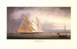 Satanita and Britannia, 1893 (signed) Posters par Tim Thompson