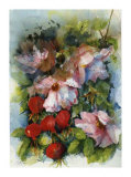 Wildrosen mit Hagebutten Art by R. Kauka