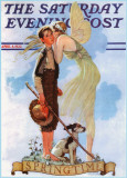 Junge und Fee Kunst von Norman Rockwell