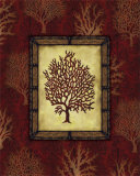 Red Coral IV Prints by Charlene Audrey