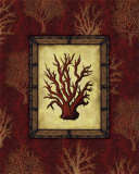 Red Coral III Art by Charlene Audrey