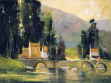 Bridge in the Cottswalds Prints by Ted Goerschner