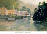 Morning Harbor, Mendocino Láminas por Ted Goerschner Morning Harbor, Mendocino Láminas por Ted Goerschner