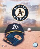 Oakland Athletics - '05 Logo / Cap and Glove Photo