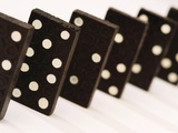 Dominoes Photographic Print