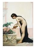 Tending the Garden Giclee Print by Auguste Raynaud