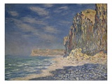 Falaise, near Fecamp Giclee Print by Claude Monet