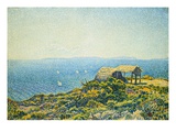 Isles of Levant, View of Cape Benat Reproduction procédé giclée par Theo van Rysselberghe