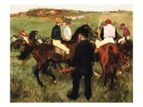 The Racehorses (Leaving the Weigh-In) Giclee Print by Edgar Degas