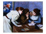 La lecture reproduction procédé giclée par Federico Zandomeneghi