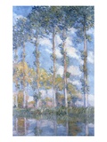 Poplars (1881) Giclee Print by Claude Monet