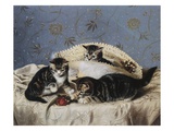 Kittens Up To Mischief Giclee Print by Horatio Henry Couldery