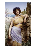 Ionian Dancing Girl reproduction procédé giclée par John William Godward