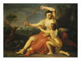 Diana Breaking Cupid's Bow Giclee Print by Pompeo Girolamo Batoni