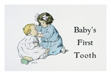 Baby's First Tooth Giclee Print by Bessie Pease Gutmann