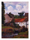 Farm at Osny Giclee Print by Paul Gauguin