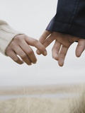 Couple Holding Hands Photographic Print