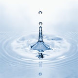 Water Droplet and Ripple Photographic Print