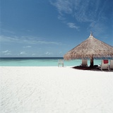 Cabana at the Beach Photographic Print