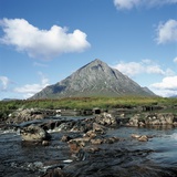 Buchaille Etive Mor Reflected in Lake Photographic Print