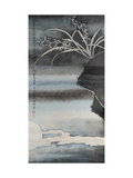 Orchid and Moon Lámina giclée por Hsi-Tsun Chang