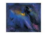 Walking in the Spring Rain Giclée-Druck von Pihua Hsu