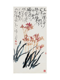 Orchids - Elegant and Independent Giclee Print by Deng Jiafu