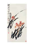 Orchids Giclee Print by Deng Jiafu