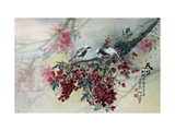 A Couple of Gray Tree Pies Lámina giclée por Haizann Chen