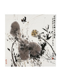 Bird Back to Lotus Pond Lámina giclée por Wanqi Zhang Bird Back to Lotus Pond Lámina giclée por Wanqi Zhang