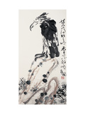 Lone Eagle Reproduction procédé giclée par Deng Jiafu