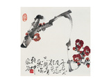 Fleurs de prunier Reproduction procédé giclée par Deng Jiafu