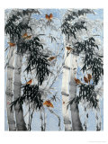 Spring Birds in Bamboo Trees Lámina giclée por Huachazc Lee Spring Birds in Bamboo Trees Lámina giclée por Huachazc Lee