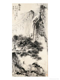 Watching the Waterfall Lámina giclée por Hsuehjang Wu