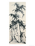 Black Bamboo by Rock 2 Lámina giclée por Huachazc Lee Black Bamboo by Rock 2 Lámina giclée por Huachazc Lee