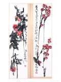 Plum Blossoms and Peaches Giclee Print by Deng Jiafu
