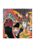 Chinese Opera Lámina giclée por Yenhuei Hsu Chinese Opera Lámina giclée por Yenhuei Hsu