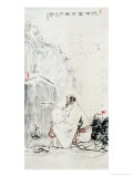 Writing on Leaves Reproduction procédé giclée par Shuli Wang