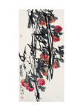 Peaches - Longevity Giclee Print by Deng Jiafu