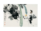 A Breezing Courtyard Lámina giclée por Wanqi Zhang