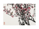 Plum Blossoms and Singing Bird Giclée-Druck von Wanqi Zhang