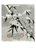 Frozen Bamboo Giclée-tryk af Huachazc Lee Frozen Bamboo Giclée-tryk af Huachazc Lee